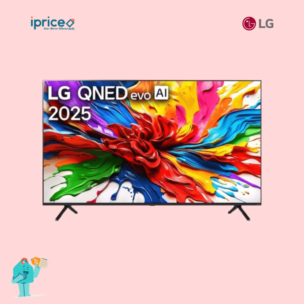 สมาร์ททีวี LG QNED evo AI QNED92 MiniLED 4K 85 นิ้ว ปี 2025
