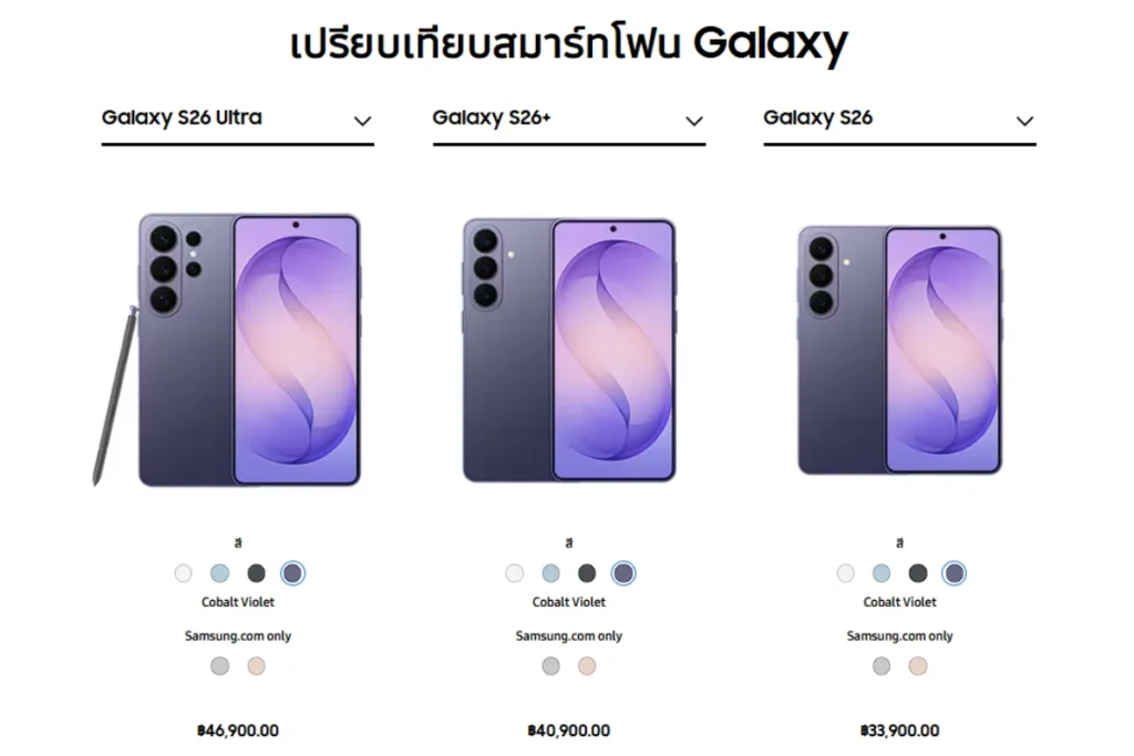 เรือธงปี 2026 กับ Samsung Galaxy S26 Series