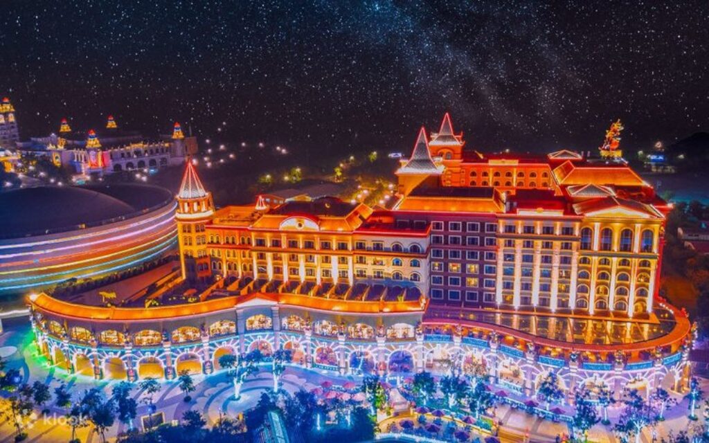 Chimelong Circus Hotel Zhuhai โรงแรมธีมละครสัตว์ใกล้ Chimelong Theatre ภายในรีสอร์ต Chimelong