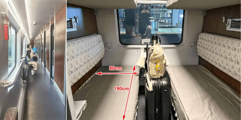 รถไฟจีน HSR ตู้นอนชั้น 1 (First Class Sleeper)