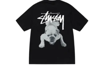 เสื้อ Stussy Stock Dog Tee Black