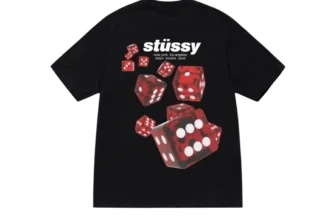 เสื้อ Stussy Rollers Tee Black