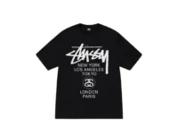 เสื้อ Stussy World Tour Tee Black (2025)