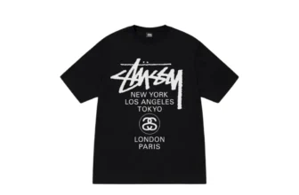 เสื้อ Stussy World Tour Tee Black (2025)