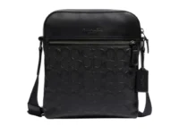 กระเป๋าสะพายข้าง Coach Houston Flight Bag 4009 (In Signature Leather Black)