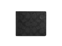 กระเป๋าสตางค์ Coach 3 In 1 Wallet CW380 (Charcoal Black)