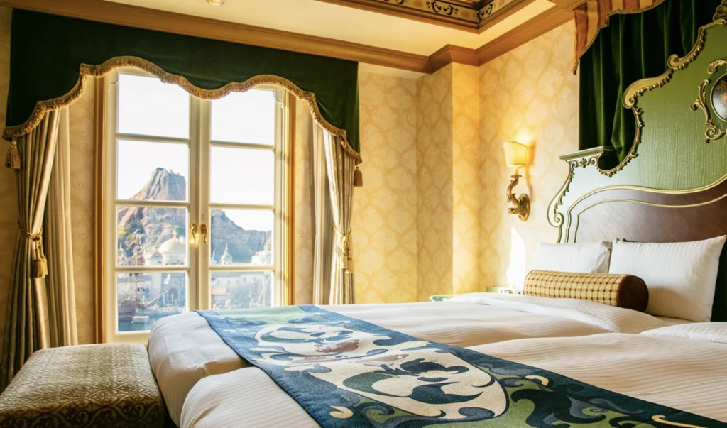 ห้องนอน Tokyo DisneySea Hotel MiraCosta
