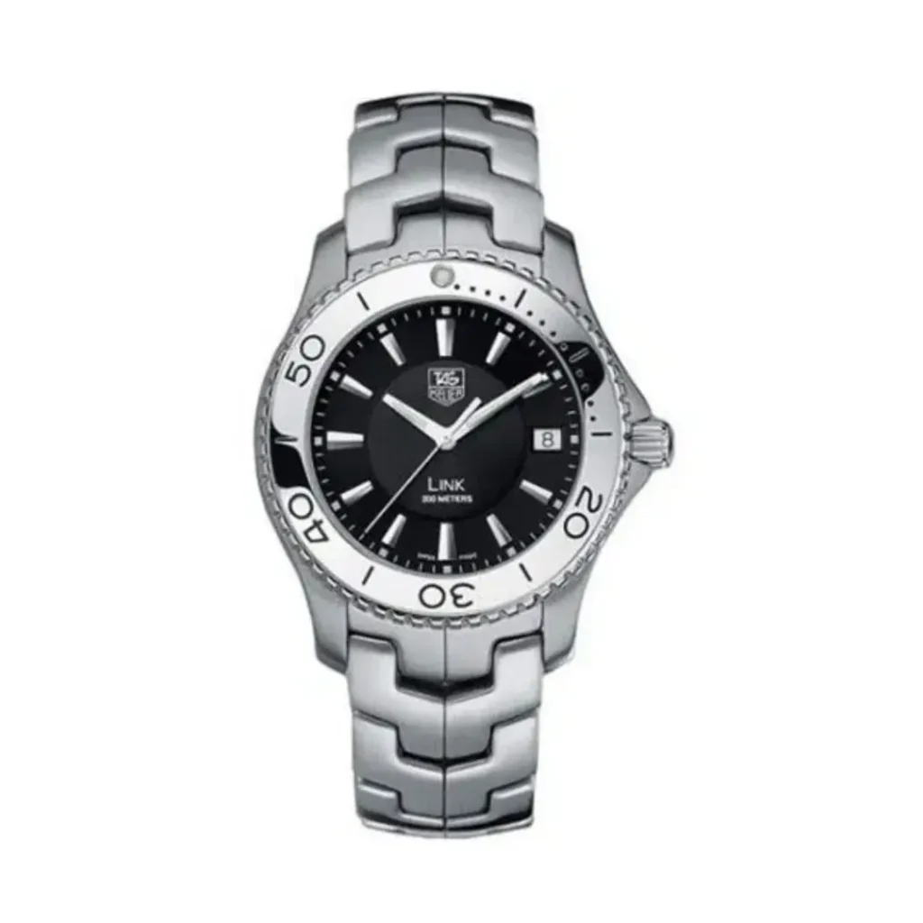 TAG Heuer Link Quartz หน้าปัดดำ 39 มม. (WJ1110.BA0570)