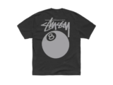เสื้อ Stussy 8 Ball Tee Pigment Dyed Faded Black