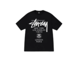 เสื้อ Stussy World Tour Tee Black (2025)