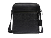 กระเป๋าสะพายข้าง Coach Houston Flight Bag 4009 (In Signature Leather Black)