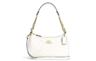 กระเป๋าสะพายไหล่ Coach Teri Shoulder Bag CA548 (In Signature Canvas White Chalk)