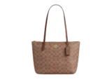 กระเป๋าโท้ท Coach Fiona Zip Tote Bag CBT18 (Tan Brown)