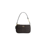 กระเป๋าสะพายข้าง Coach Nolita 19 CW426 (In Signature Canvas With Gold Hardware Walnut Black)