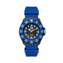 นาฬิกา TAG Heuer Formula 1 x Kith 35 มม. PVD ดำ สายยางน้ำเงิน (WA121J.BT0012)